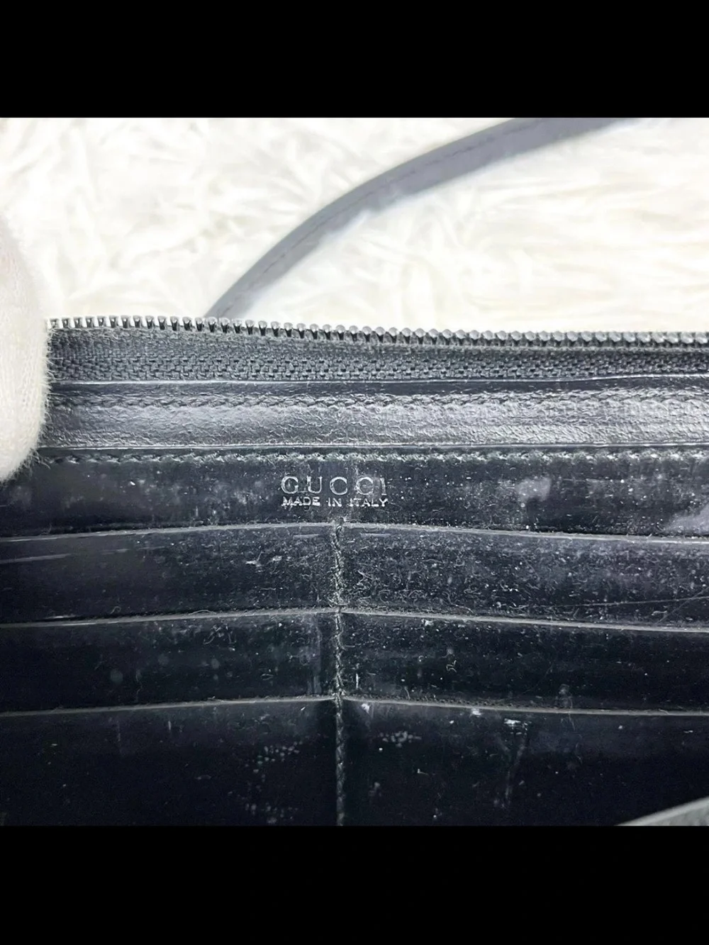 Gucci Black Crossbody Bag with Bamboo Top Handle